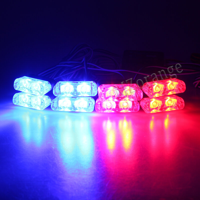 Fso Cho Xe Máy Ô Tô Xe Tải Stroboscopes Ánh Sáng Nhấp Nháy Cảnh Sát Đèn LED Nhấp Nháy Đèn Tự Động Đèn Flash Xe Cứu Thương Cảnh Sát Flasher