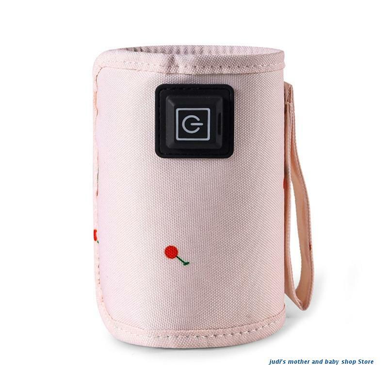 Chauffe-biberon Portable USB 67JC, sac de voyage, chauffe-lait pour bébé, couvercle chaud