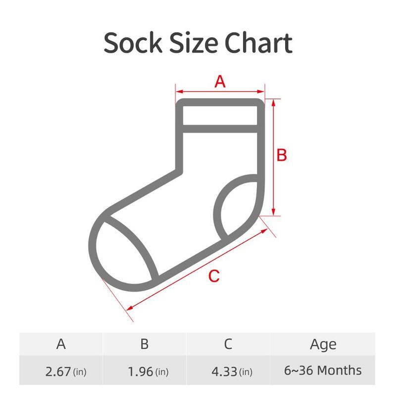 Детские носки до лодыжки, из 100% натурального хлопка, с нескользящей подошвой, Нескользящие, унисекс, для девочек и мальчиков, 6 пар/Лот