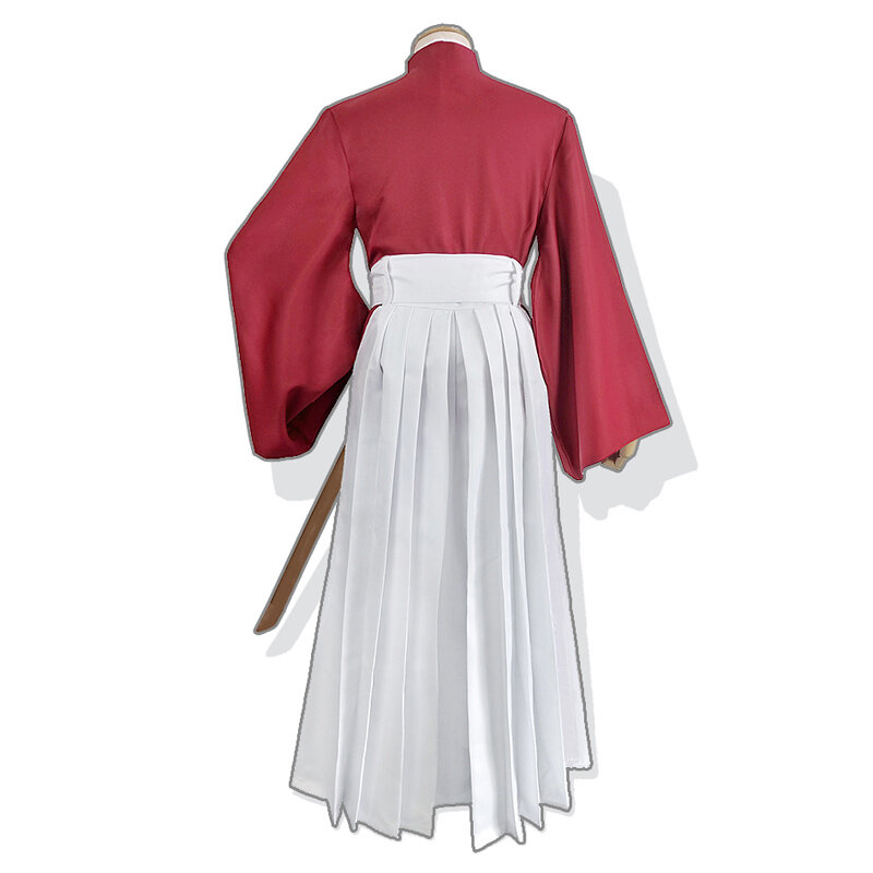 Costume de Cosplay Himura Kenshin avec Perruque pour Homme et Femme, Kimono d'Halloween en K/h, Nouvelle Collection 2021