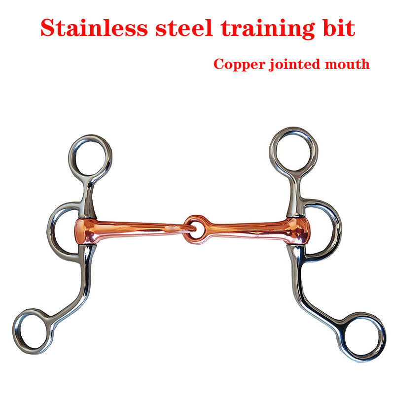 Stainless Steel Horse Snack Bar Pelatihan Snaffle Bit Berkuda Perlengkapan Peralatan