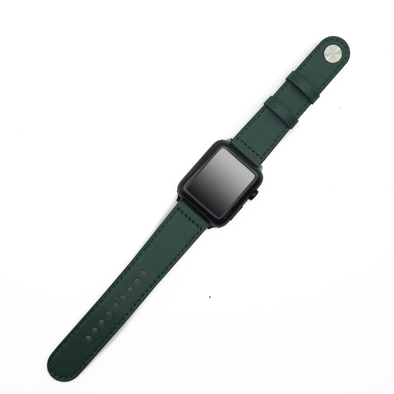 Correa para Apple Watch banda 38mm 40mm 42mm 44mm iwatch correa de cuero genuino para Apple Watch 5/4/3/2/1