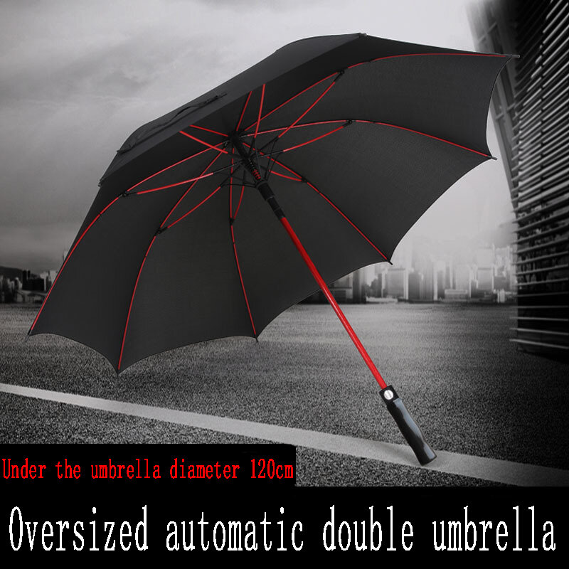 Guarda-chuva longo elegante do golfe do punho grande pode ser logotipo personalizado anunciando guarda-chuva do sol do guarda-chuva de mercedes