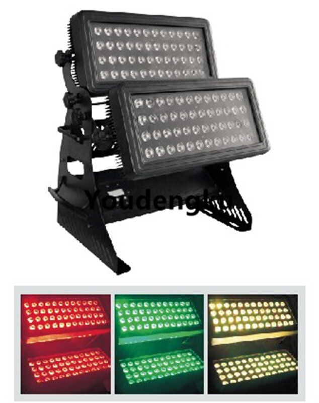4 stücke 96*10W RGBW 4IN1 Multi-Farbe DMX 512 LED Wall Washer Flutlicht Stadt Farbe Außen IP 65 dj led licht