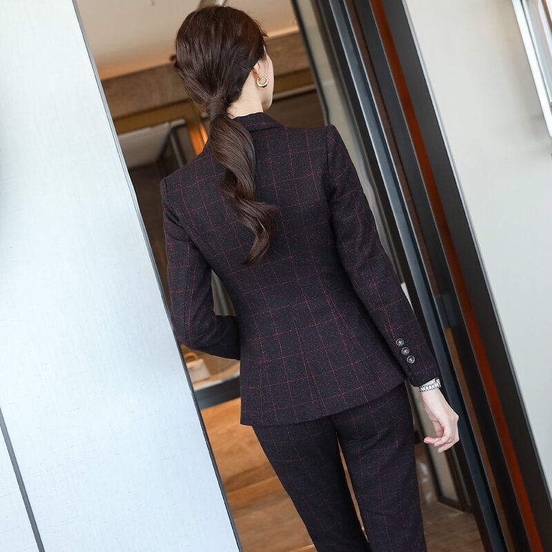 Damski płaszcz żakiet 2020 Big Brand dwurzędowy Slim garniturowy blezer Office Lady Fashion Casual garnitur formalny biznesowy
