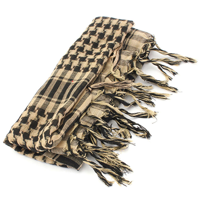 Осенние шарфы унисекс, легкий клетчатый шарф из пашмины с кисточками, Арабская пустыня