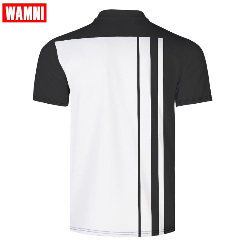 Wamni 3d camisa badminton esporte solto secagem rápida turn-down colarinho harajuku casual-camisa s 2019 dropshipping