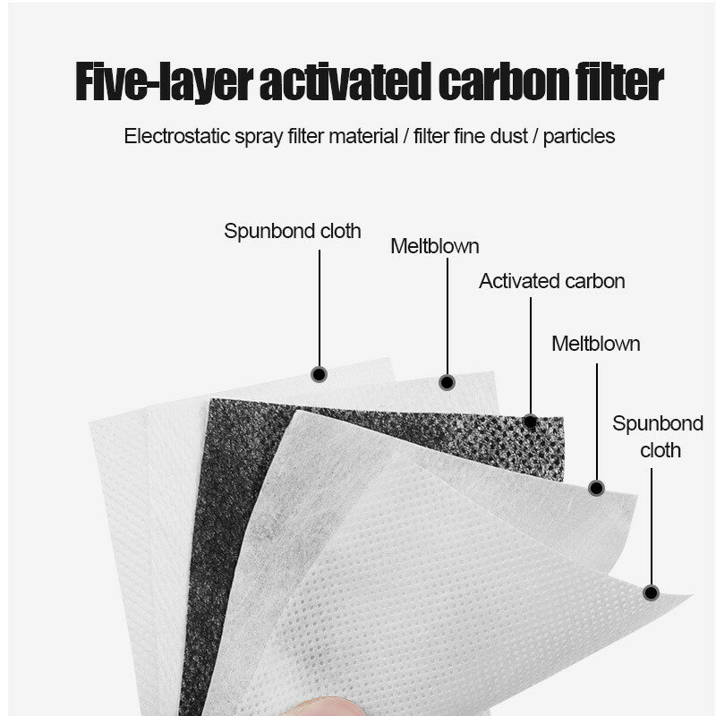 Маска-клоун многоразовая моющаяся с фильтром PM2.5, 1 шт. + 2 шт.