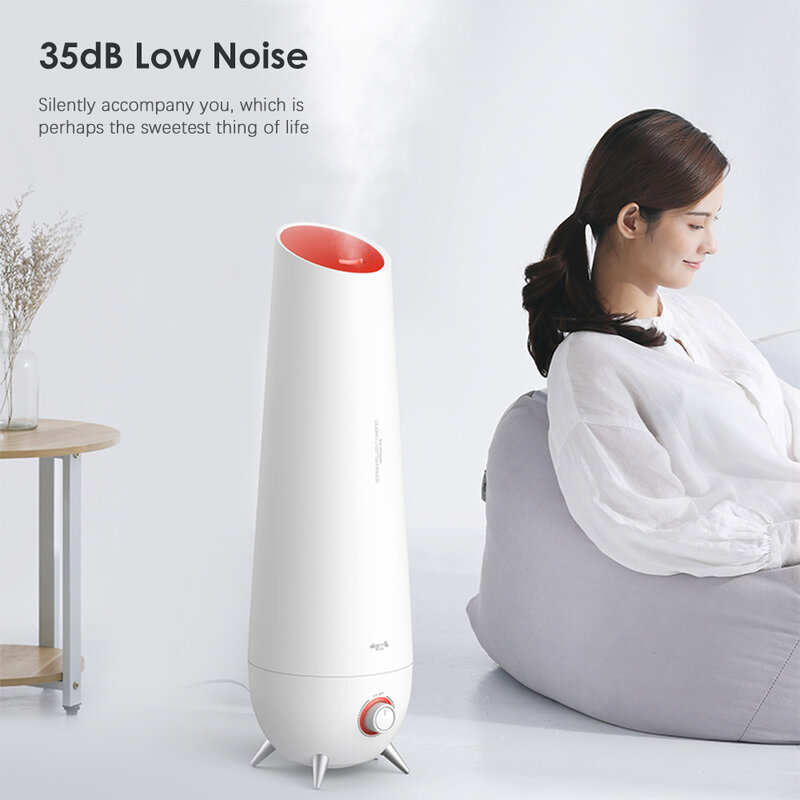 2020 New Deerma LD610 6L Air Humidifier Ultrasonic Aromatherapy Air Diffuser Cool Mist Air Humidifier Household Low Noise