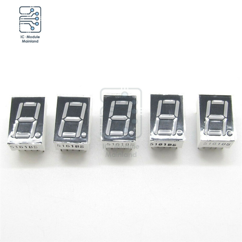 1Pcs LED Digitale Display Modul Gemeinsame Kathode LED 7 Segment Balken Rohr Rot 1 /2 / 3 /4 /5 Bit 0,36/0,56/1,8/0,5 zoll