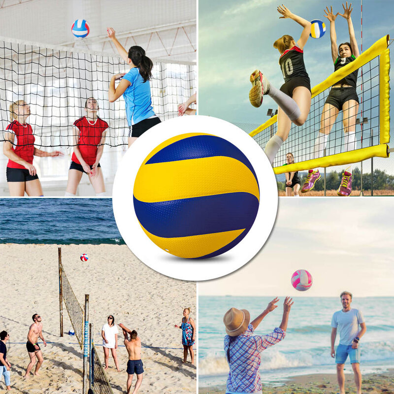 Пляжный волейбол для игр в помещении и на открытом воздухе, официальный мяч для детей и взрослых