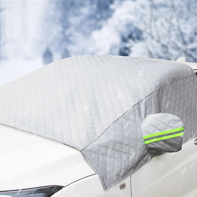 แต่งรถ Sunshade Snow Ice SHIELD ที่บังแดดหน้ารถยนต์ Sun Shade กันน้ำ Protector ปกคลุมรถกระจกหน้าปก