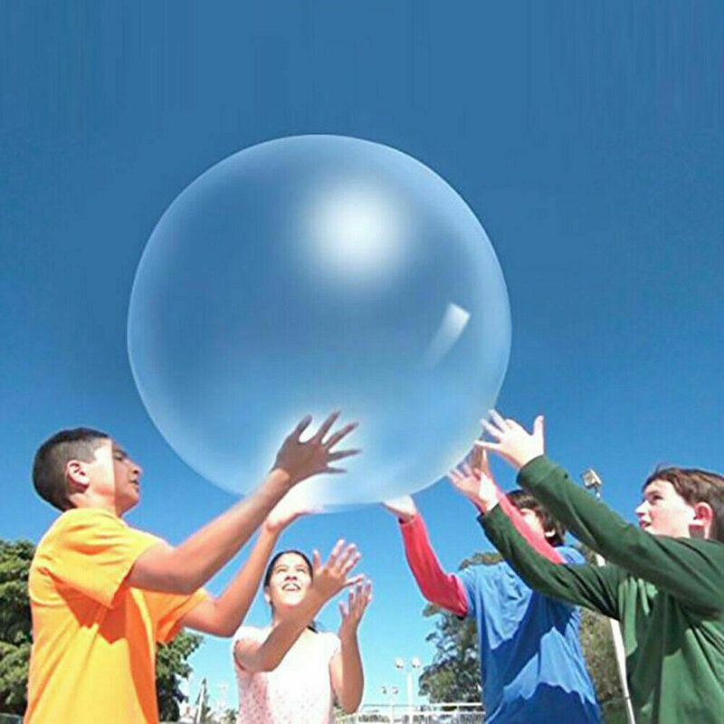 Childen-Bola de burbuja mágica para exteriores, globo de Lleno de agua grande, TPR, inflable, aire para padres y niños, juguetes para niño, juego de fiesta