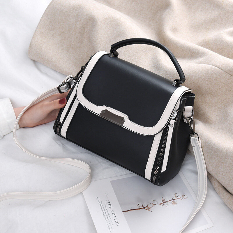 女性の韓国スタイルのハンドバッグ,流行の小さな四角いトートバッグ,ショルダーバッグ,新しいコレクション2021