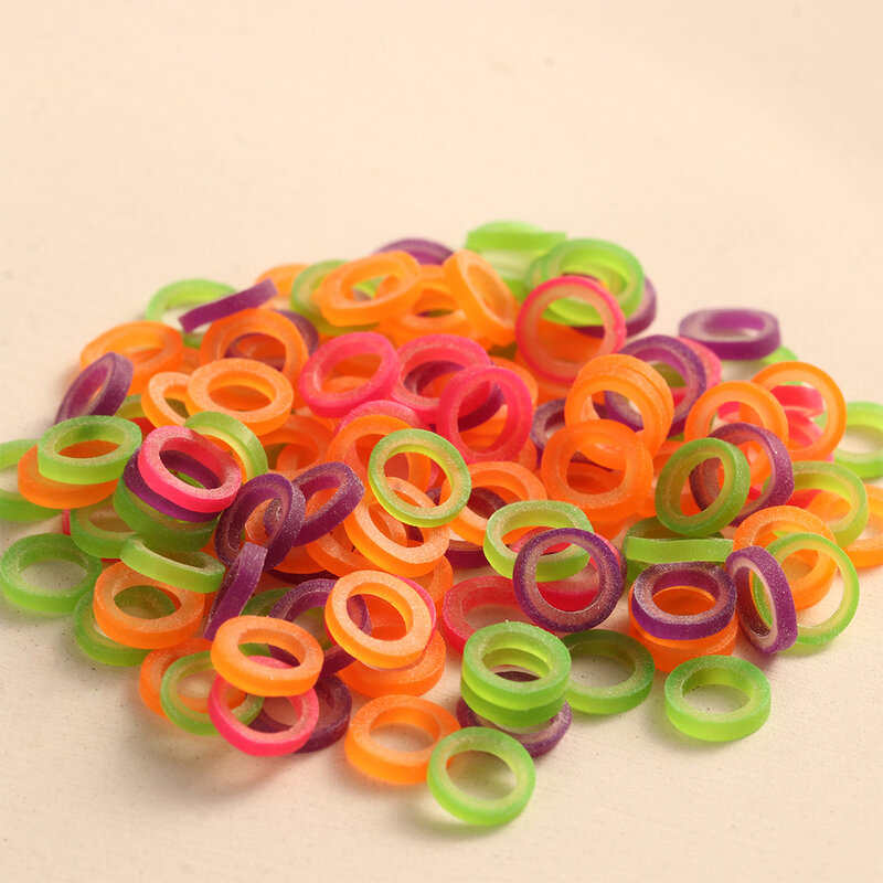 100 pz/pacco colori misti elastici ortodontici in lattice anello di trazione bobina di legatura strumenti durevoli per bretelle per dentisti