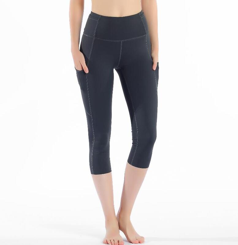 2021 mulher capris 4 way estiramento tecido barriga controle pant sexy gym power flex yoga apertado us4-us12 leggings