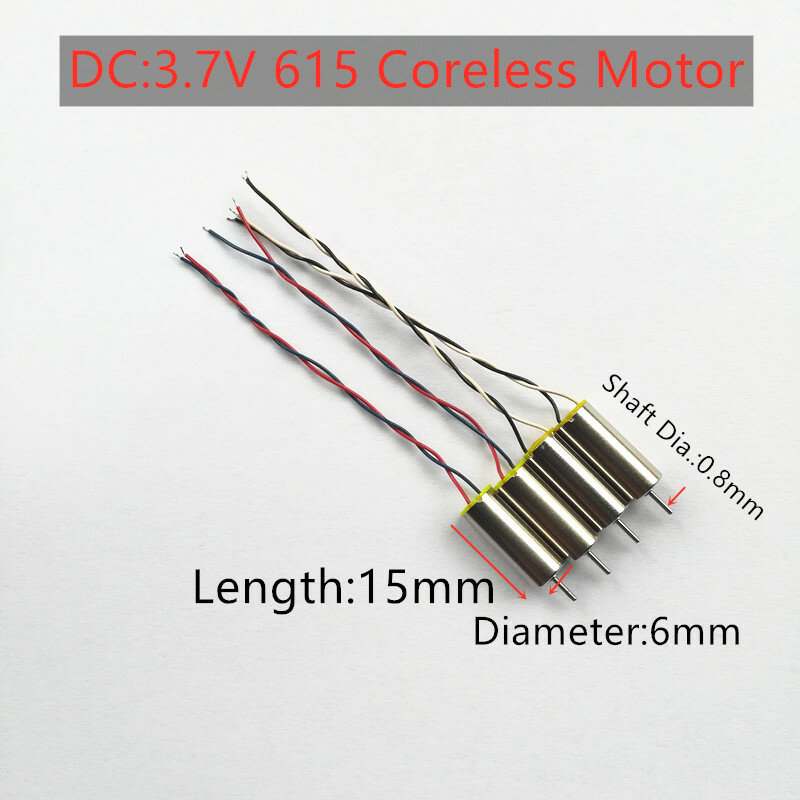615 Coreless Motor for H36 010 Mini RC Quadcopter Spare Parts CW CCW Motor Electric Motor