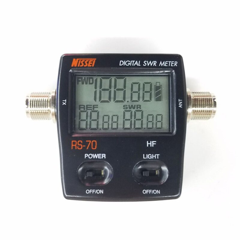 Digital SWR Power Counter, medidor de energia MHZ, conector tipo Nissan M, RS-70, 1.6-60MHz, 200W