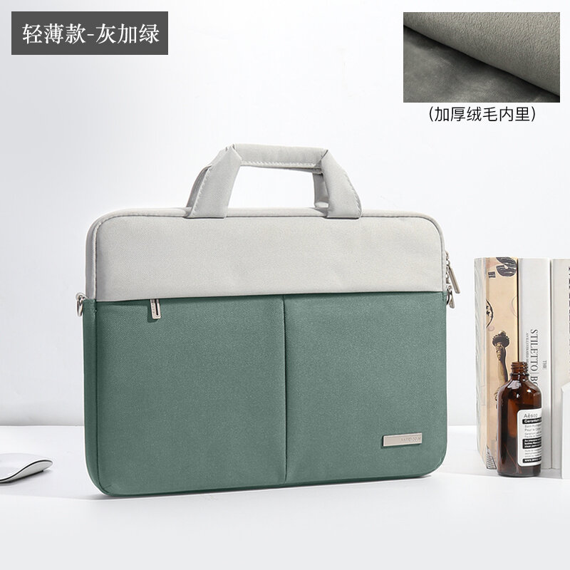 노트북 가방 15.6 남자에 적합 휴대용 노트북 가방 휴대용 크로스 바디 듀얼 사용