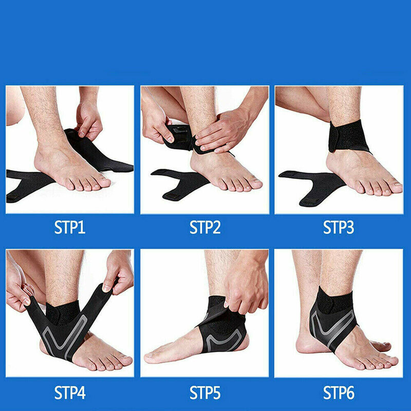 1 buah penjepit pergelangan kaki mendukung lengan kompresi elastis Plantar Fasciitis penghilang nyeri perban kaki pembungkus pelindung kaus kaki olahraga