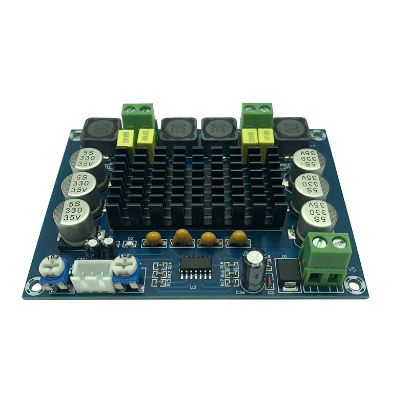XH-M543 High Power Digital Power Amplifier Board TPA3116D2 Audio Amplifier Module Class D Dual Channel 2*120W