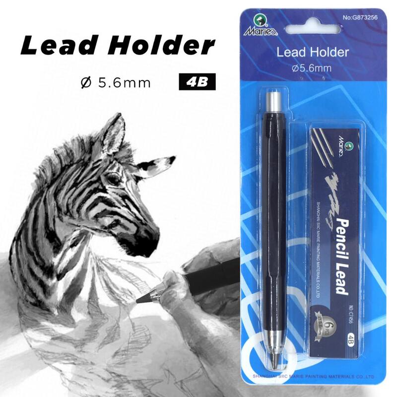 1PC 5.6mm Automatic Pencil Set 4B Pencil Lead for Mechanical Pencil Sketch Drawing Pencil Artist Art Supplies