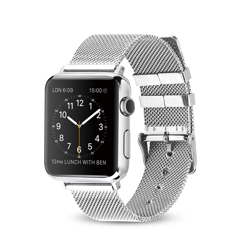 Milanese loop bransoletka ze stali nierdzewnej stalowy pasek do zegarka Apple series 2 3 42mm 38mm bransoletka pasek do zegarka iwatch seria 4 5 40mm 44mm