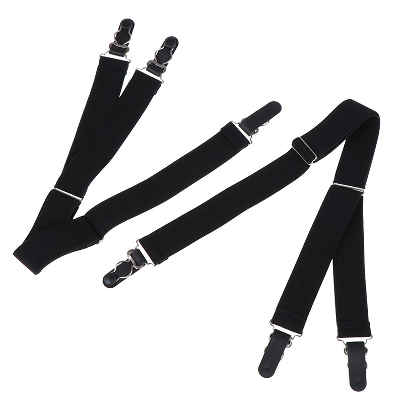 Shirt Stays Garter Belt Suspenders Elastic Shirt Holder Adjustable Sock Suspender