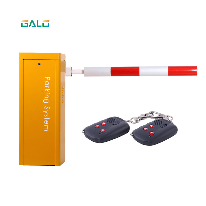 Automatic UHF rfid electronic security boom parking aluminum arm barrier gate for drive road with remote control