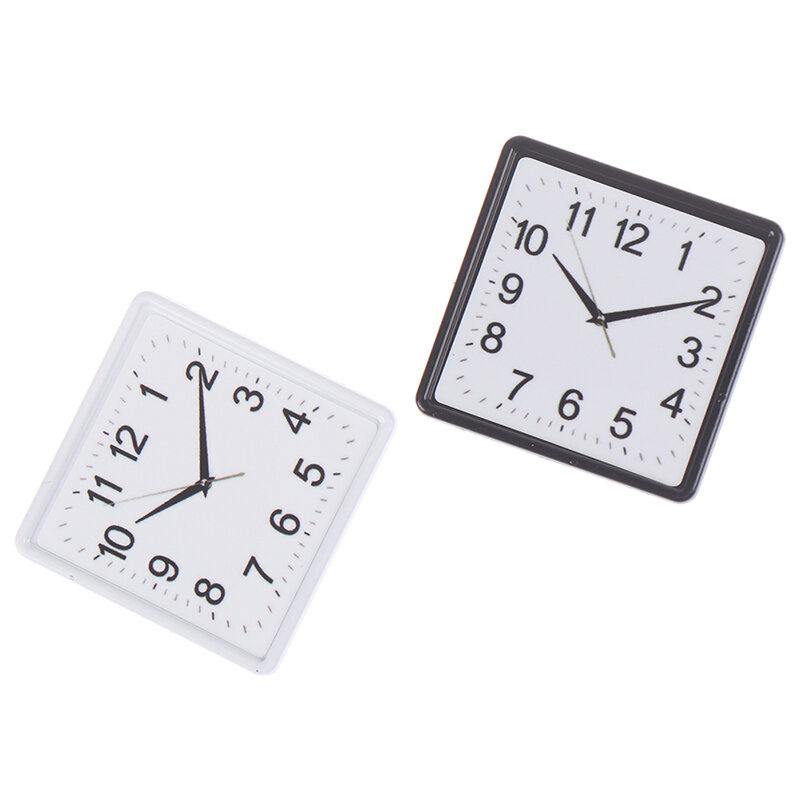 1:12 Scale Resin Dollhouse Miniature Wall Clock Doll House Miniature Home Decor Accessories Toy Pretend Furniture Toy