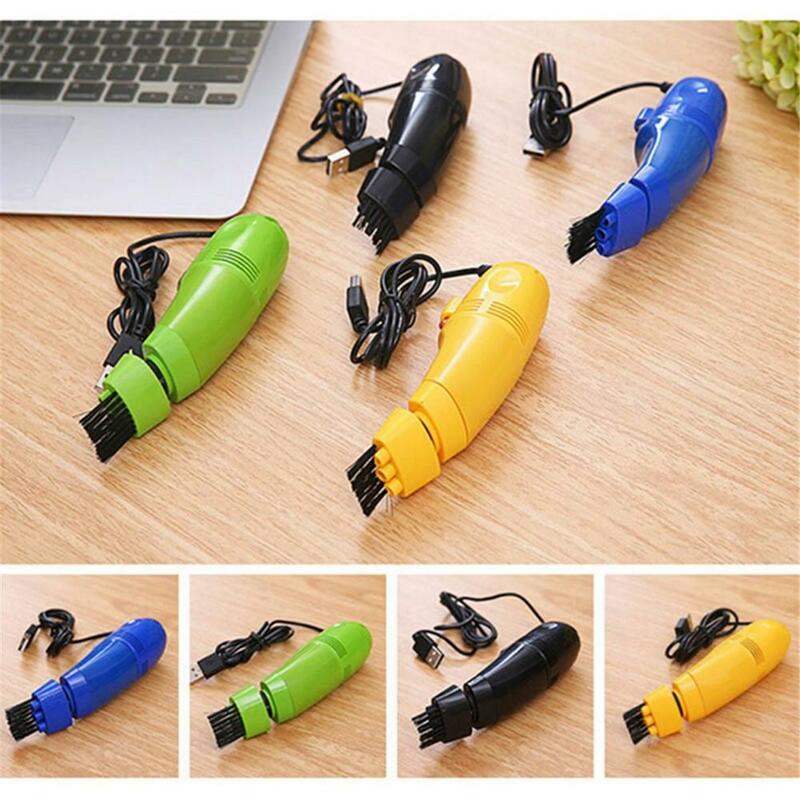 Easy to clean Small Size USB Computer Keyboard Vacuum Cleaner Mini Vacuum Cleaner Tools black, yellow, blue, green(optional)