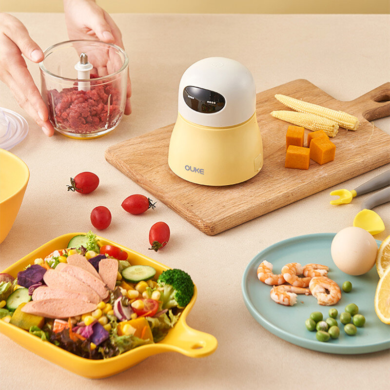 Macchina portatile per alimenti per bambini con ricarica Wireless Mini tritacarne elettrico macchina da cucina multifunzionale per la casa