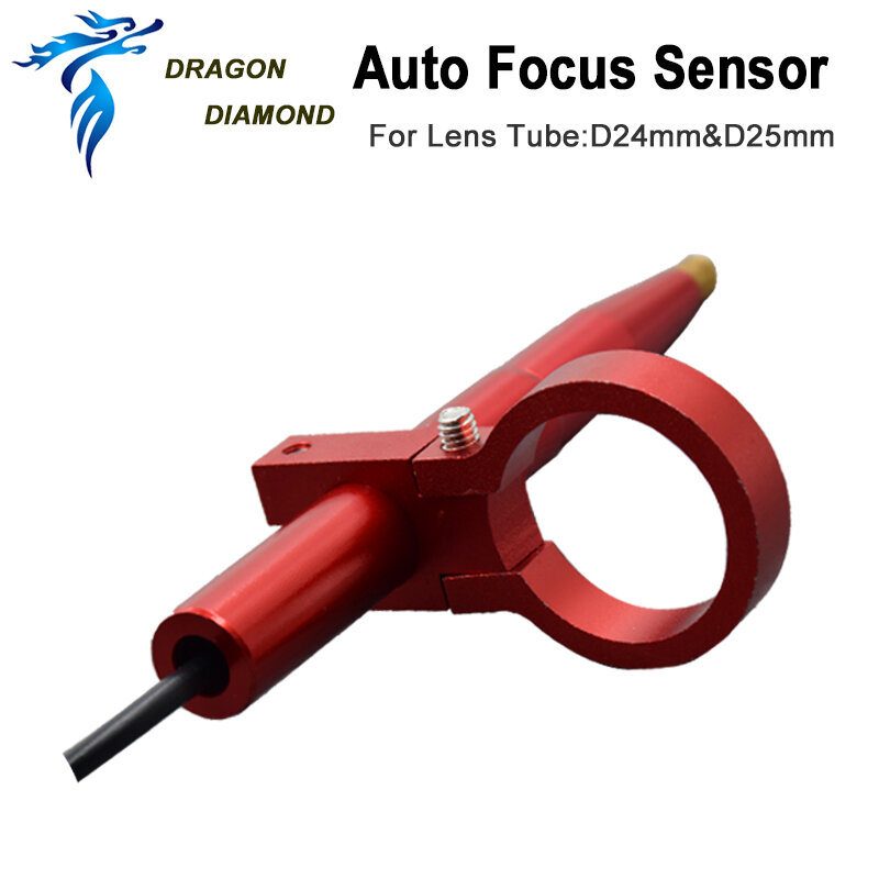 CO2-Laser Autofokus-Fokus sier sensor Z-Achse für automatisch motorisierten Auf-Ab-Tisch für Laser kopfrohr d24mm & 25mm & 25,4mm