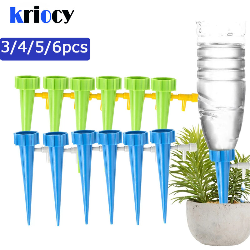 อัตโนมัติหยดระบบชลประทาน Self Watering Spike สำหรับดอกไม้พืชเรือนกระจกสวนปรับอัตโนมัติ Water Dripper อุปกรณ์