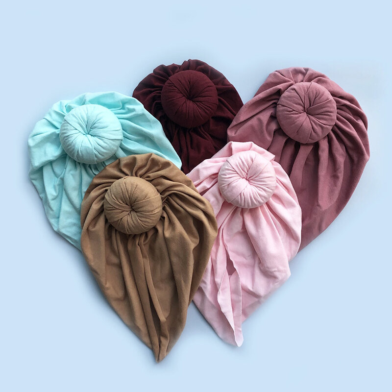 Turban en coton doux pour bébé, bandeau de sauna pour nouveau-né, bonnet pour bébé, accessoires pour bébé, vêtements de sauna pour enfants