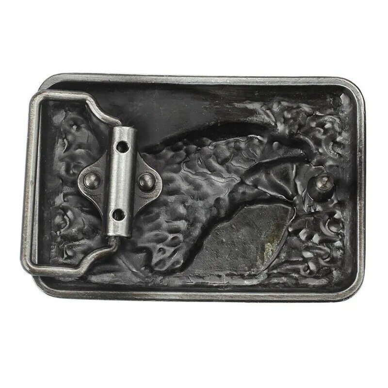 Hebilla de cinturón con patrón de águila para vaquera, Material de aleación, accesorios para cinturón