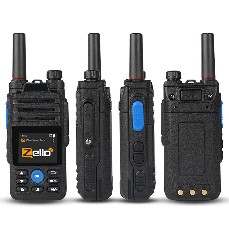 Darmowe słuchawki Zello Walkie Talkie 4G Realptt sieć radiowa Walkie Talkie 100 km daleki zasięg amatorskie Radio mobilne