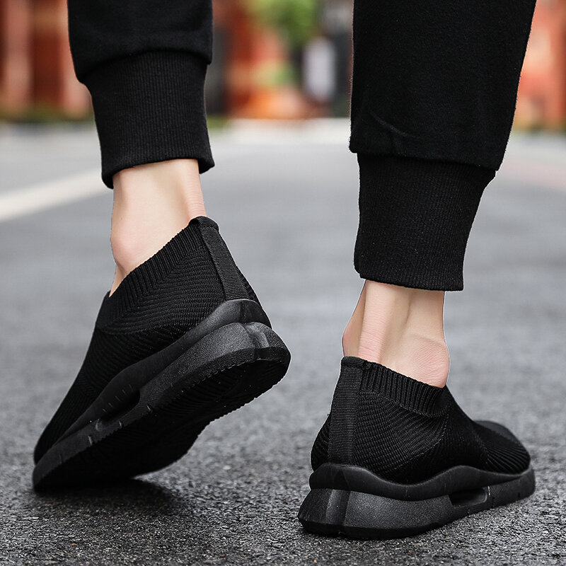 Damyuan scarpe da corsa leggere da uomo scarpe da Jogging Sneakers da uomo traspiranti scarpe da mocassino Slip on scarpe sportive Casual da uomo taglia 46 2020