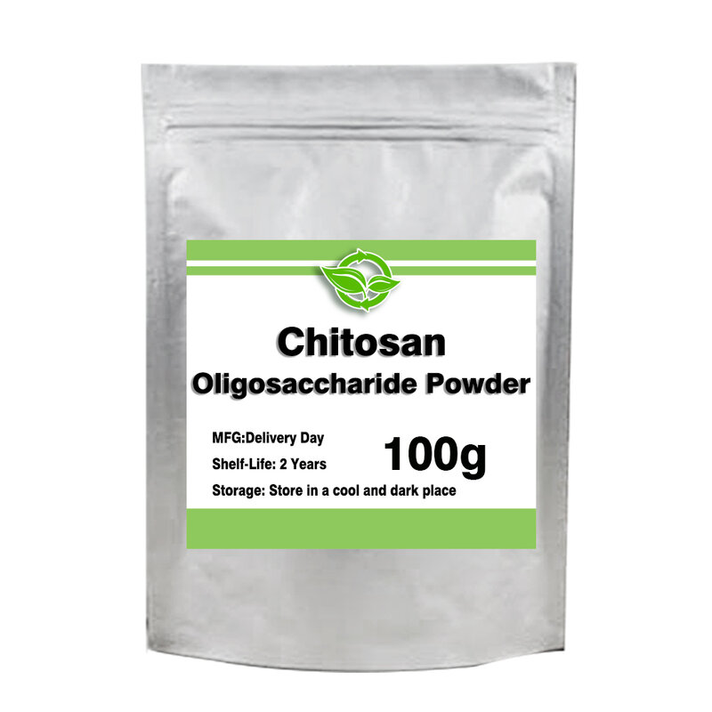 Oligosacpros de poudre de chitosan naturel pur, hydratant et anti-d'effets, 100%