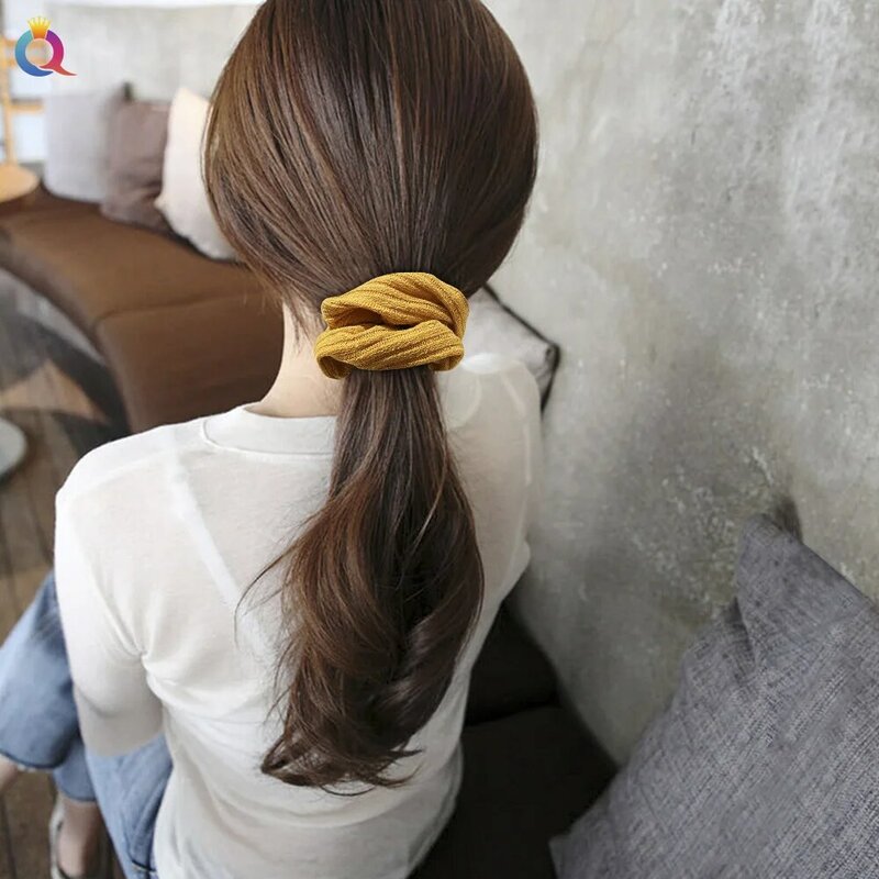 Penjualan Panas Wanita Hairband Elastis Rambut Band Karet Ikat Kepala Ikat untuk Wanita Rambut Aksesoris QY123044