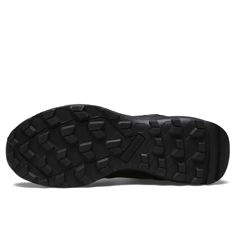 HUMTTO-zapatos de senderismo impermeables para hombre, zapatillas de montaña para senderismo, botas de seguridad para acampar, calzado táctico negro de deporte de escalada