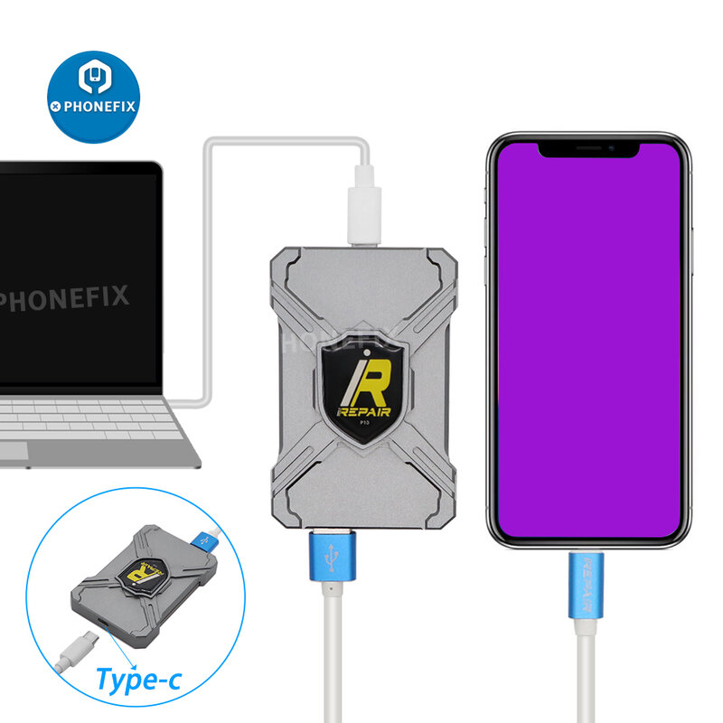 IRepair P10 Box / iBox DFU Tool para iPhone 6, 7, 7P, 8 X, iPad y cambio de número de serie, HDD, lectura, escritura, No es necesario desmontar