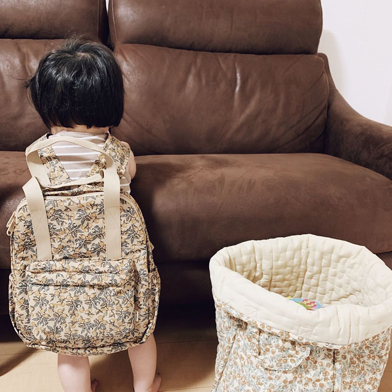 KS-mochila escolar primaria para bebé, bolsas de guardería para niños, mamá de viaje, Cherry Lemon, almacenamiento de regalo para niños y niñas