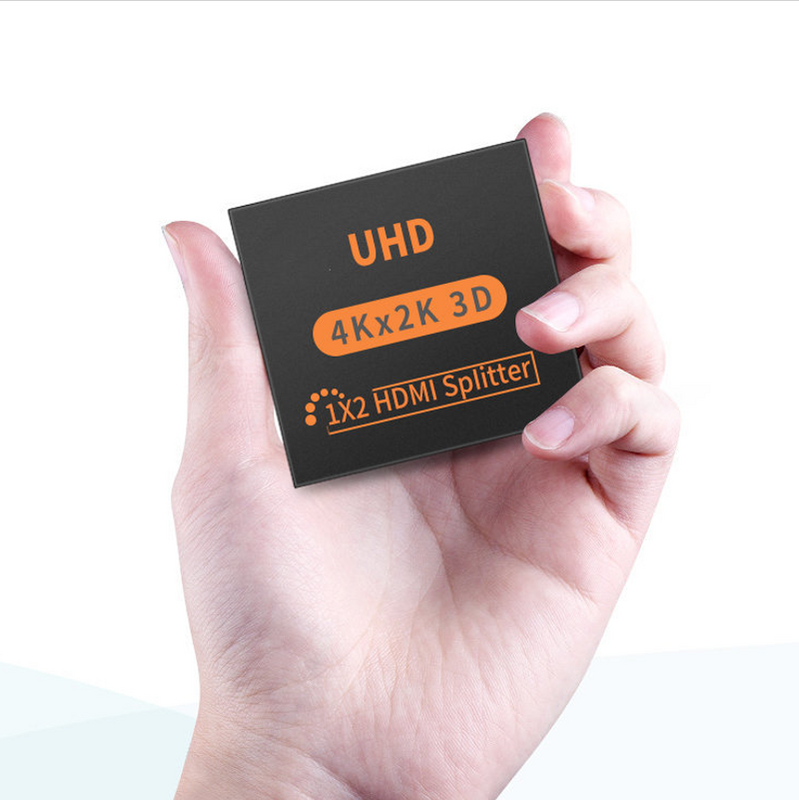 Divisor HDMI 4K, 1 entrada, 2 salidas, pantallas HDMI con compatibilidad 3D para HDTV
