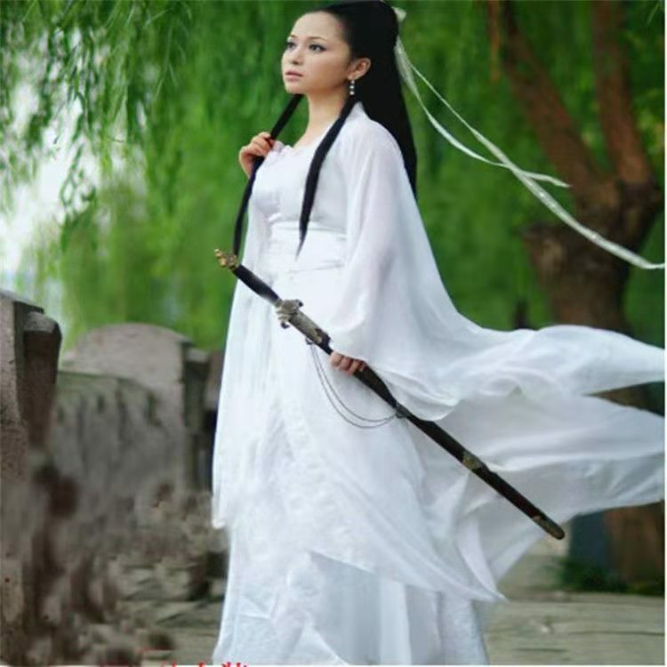 Vestido Retro de dragón Hanfu para mujer, disfraz de hada tradicional clásica, trajes de actuación chinos antiguos, trajes de escenario