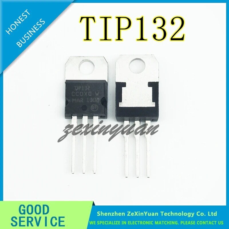 10 Buah/Banyak TIP132-220 Darlington Transistor Triode NPN 8A 200V