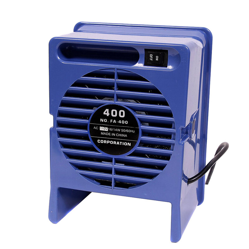 FA400-Extractor de humos ESD, soplador de aire de soldadura, ventilador de escape de escritorio con filtro de carbón activado
