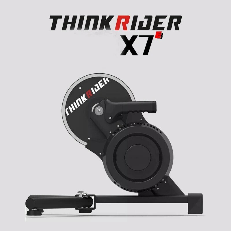 Thinkrider-bicicleta inteligente X7 3, marco de fibra de carbono con medidor de potencia incorporado, plataforma de entrenamiento