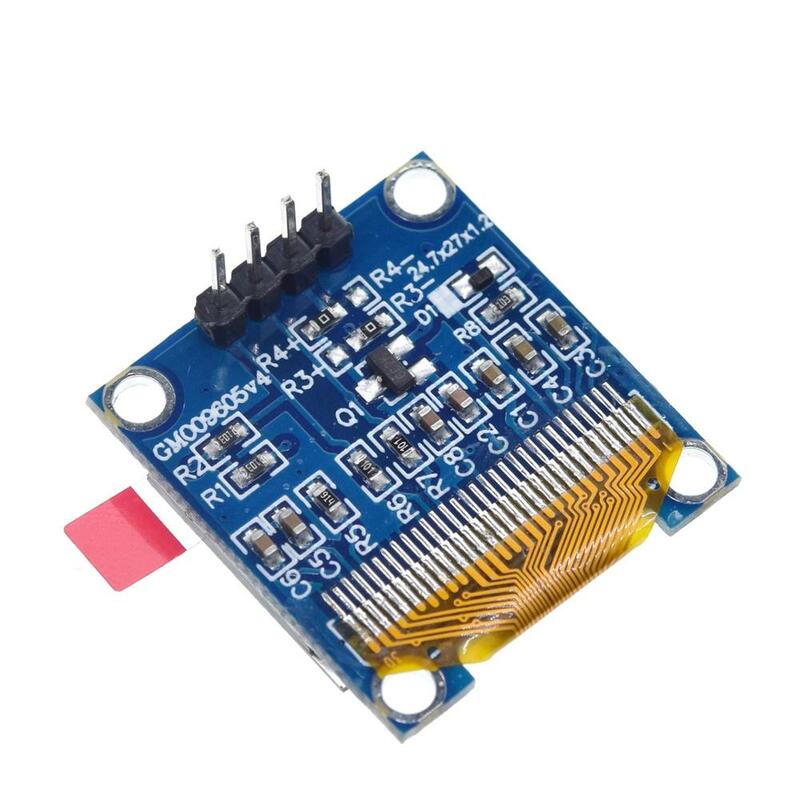 TZT 0.96 inch IIC SPI Serial 7/4Pin White/Blue/Yellow Blue/Yellow OLED Display Module SSD1306 12864 LCD Screen Board for Arduino