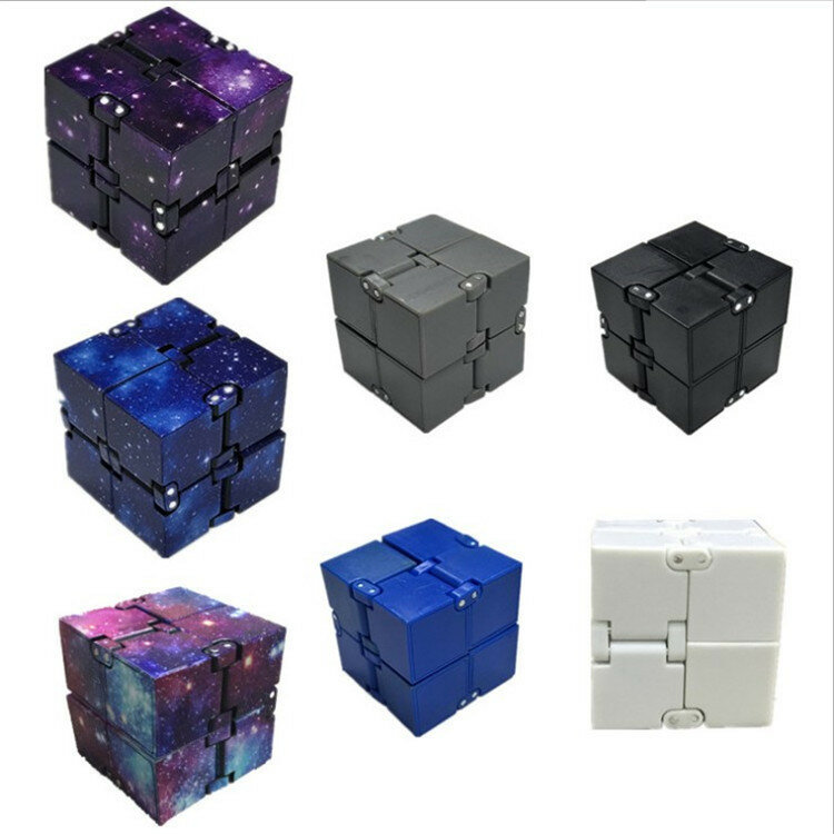 Hot Famous ABS Anti-stress Anxiety Depression  Stress Relief Cube and Toys For Kids